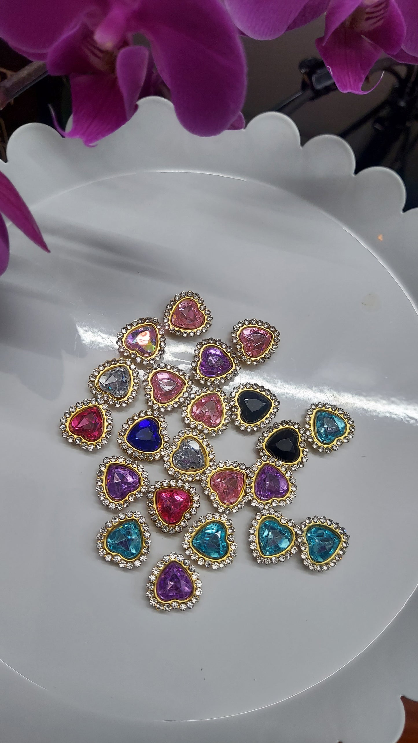Heart Gems/ Charms