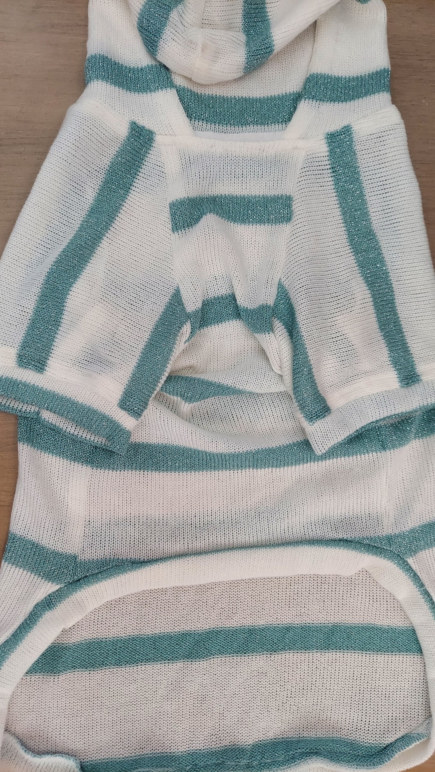 Cozy Pink/ Green Dog Hoodie