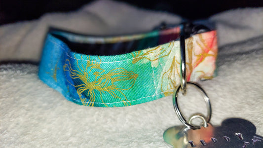 Painted Love Dog Collar