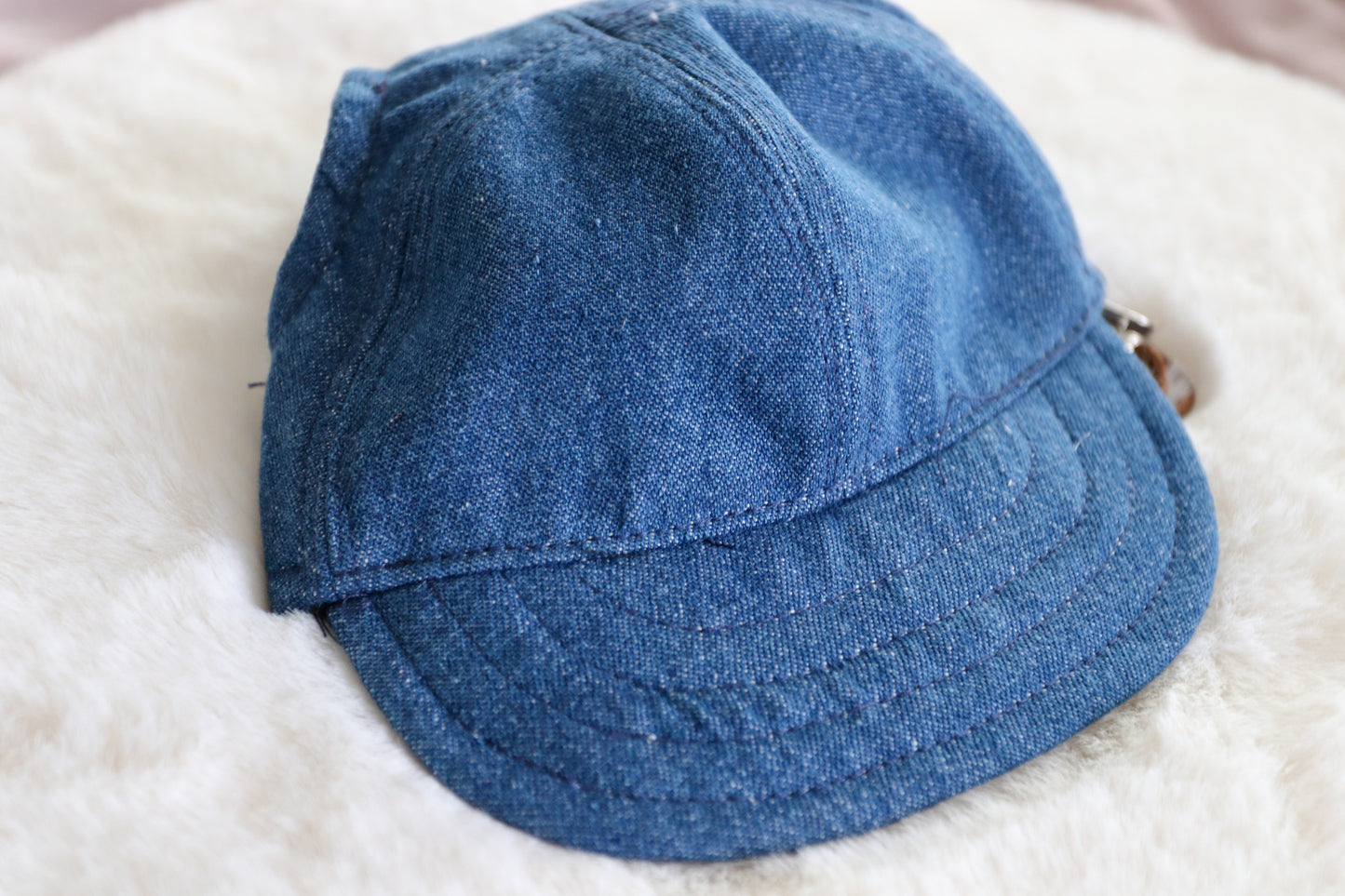 Denim Dog Cap