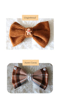 Sweet Cocoa Gingerbread Bow
