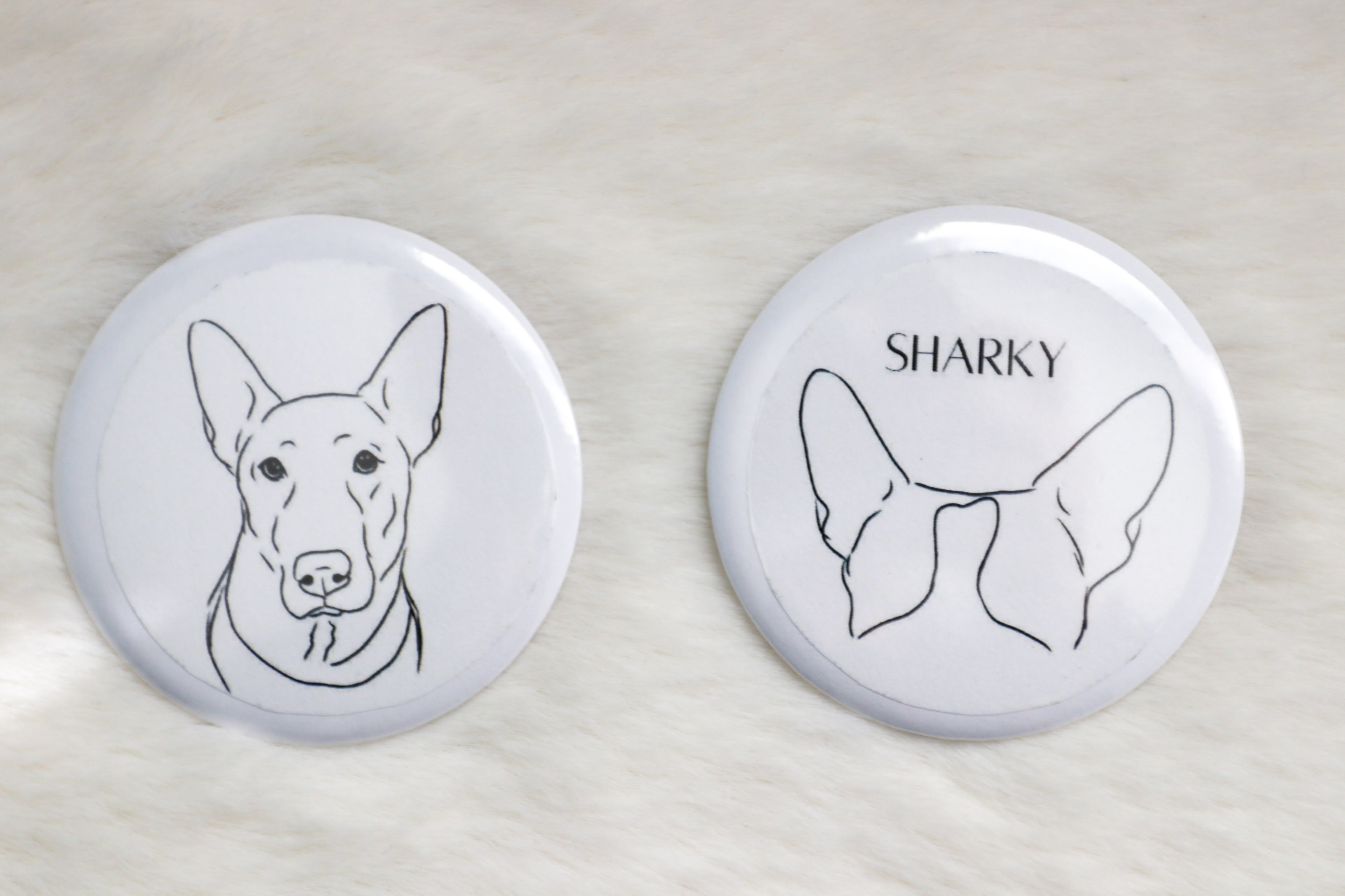 Custom Button Pin/Keychain