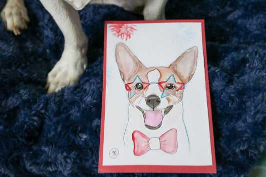 Mini 4th of July Pet Art