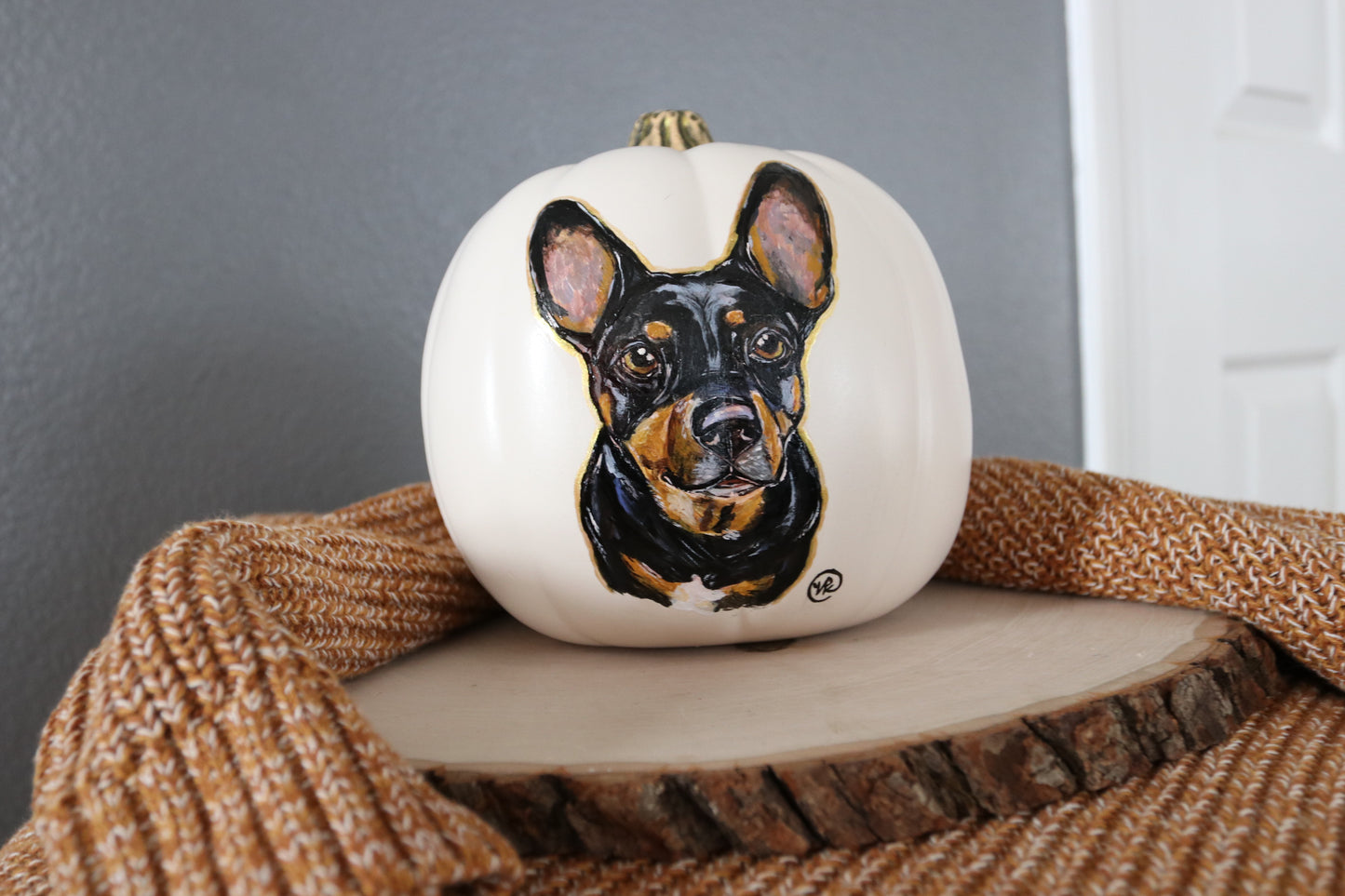 Hand painted Pet Pumpkins