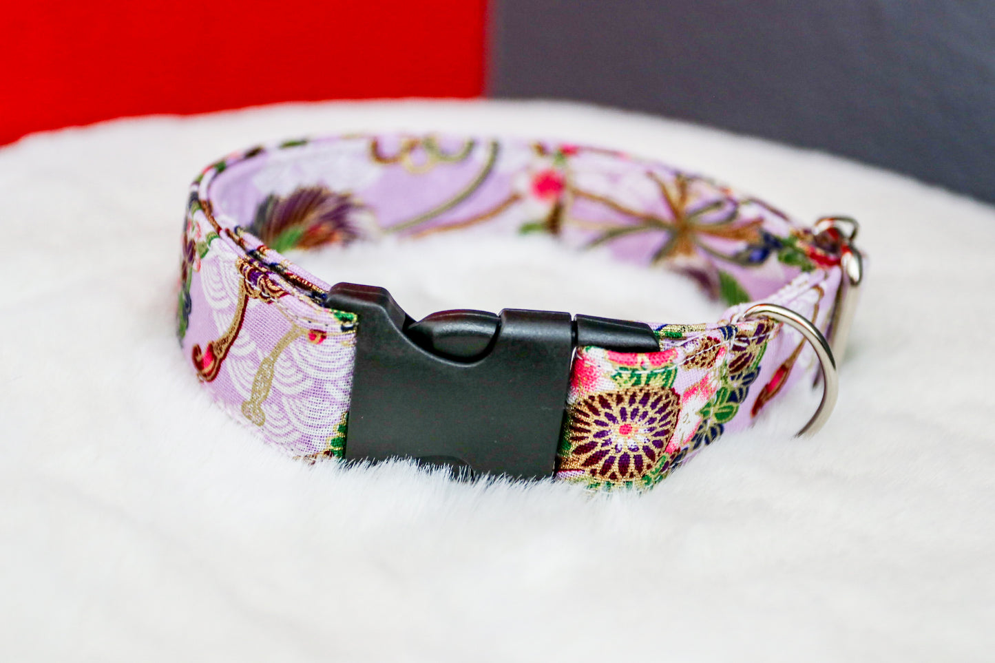 Lavender Bloom Dog Collar