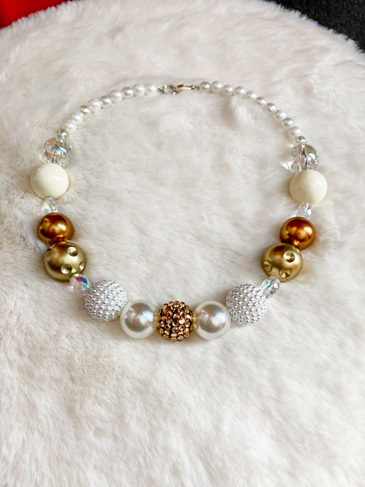 White & Gold Necklace