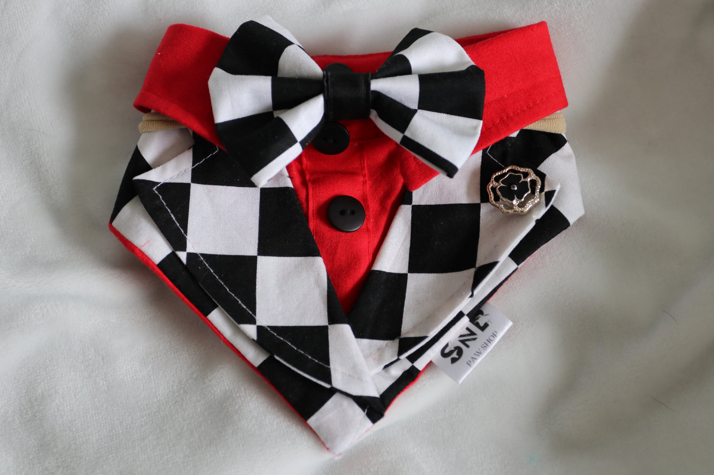 Speed Racer Tux Dog Bandana