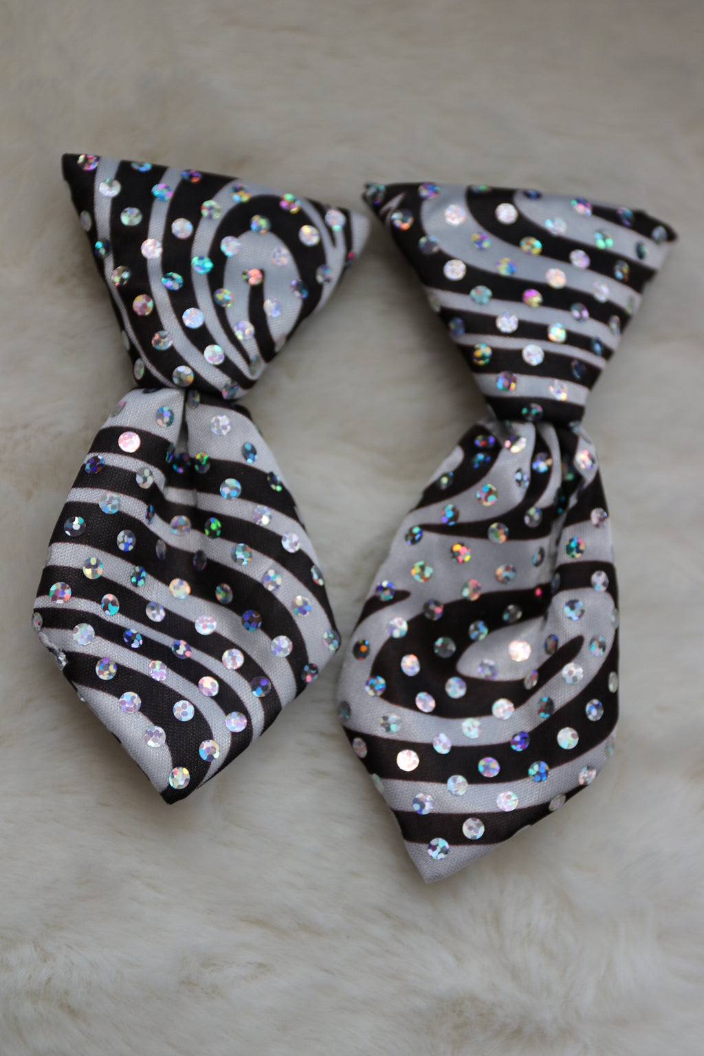 Disco Zebra Neck Ties