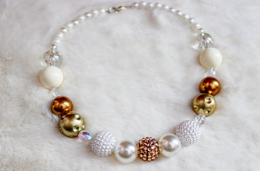 White & Gold Necklace