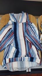 Multicolored Stripe Dog Hoodie