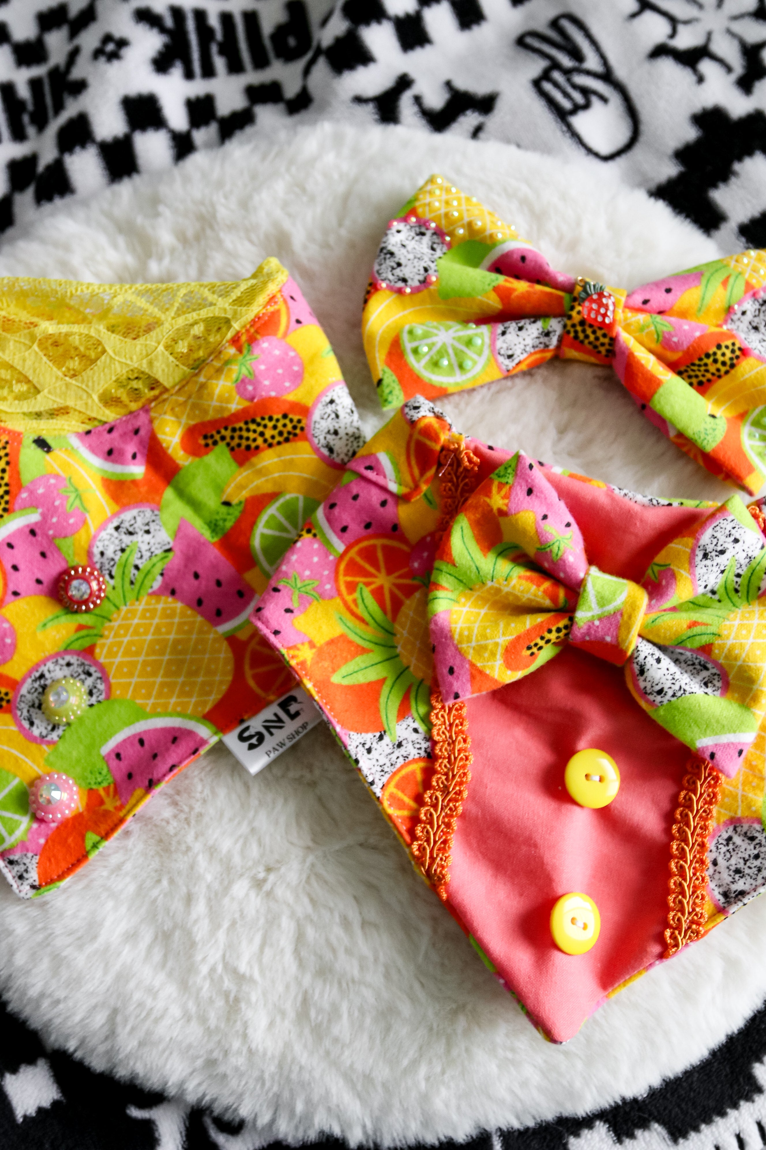 Fruit Frenzy Dog Bandana