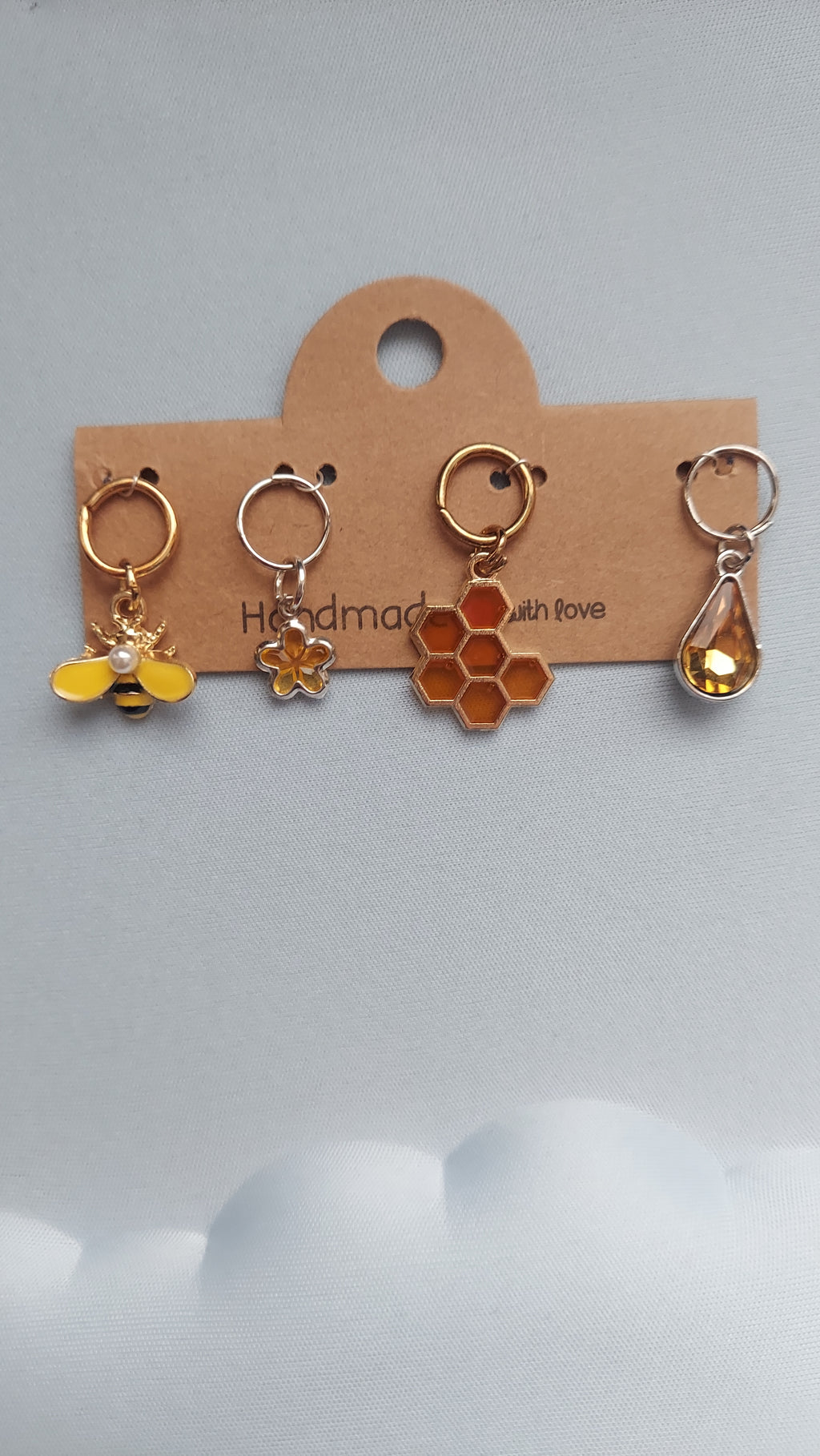 Yellow Bee Shoe/Bag/Earring Charm