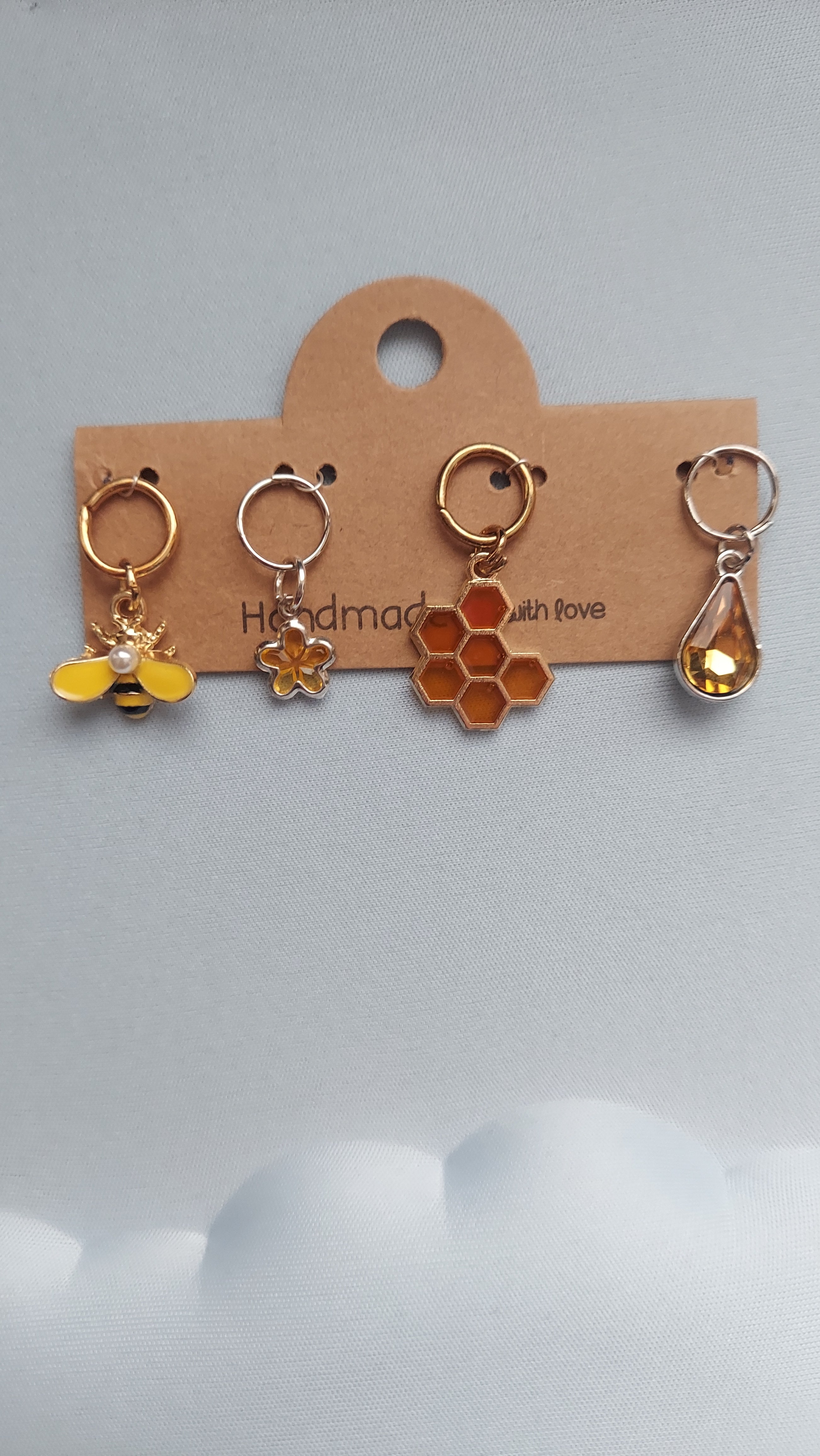 Yellow Bee Shoe/Bag/Earring Charm