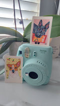 Mini Pet Polaroid Acrylic Marker Drawing