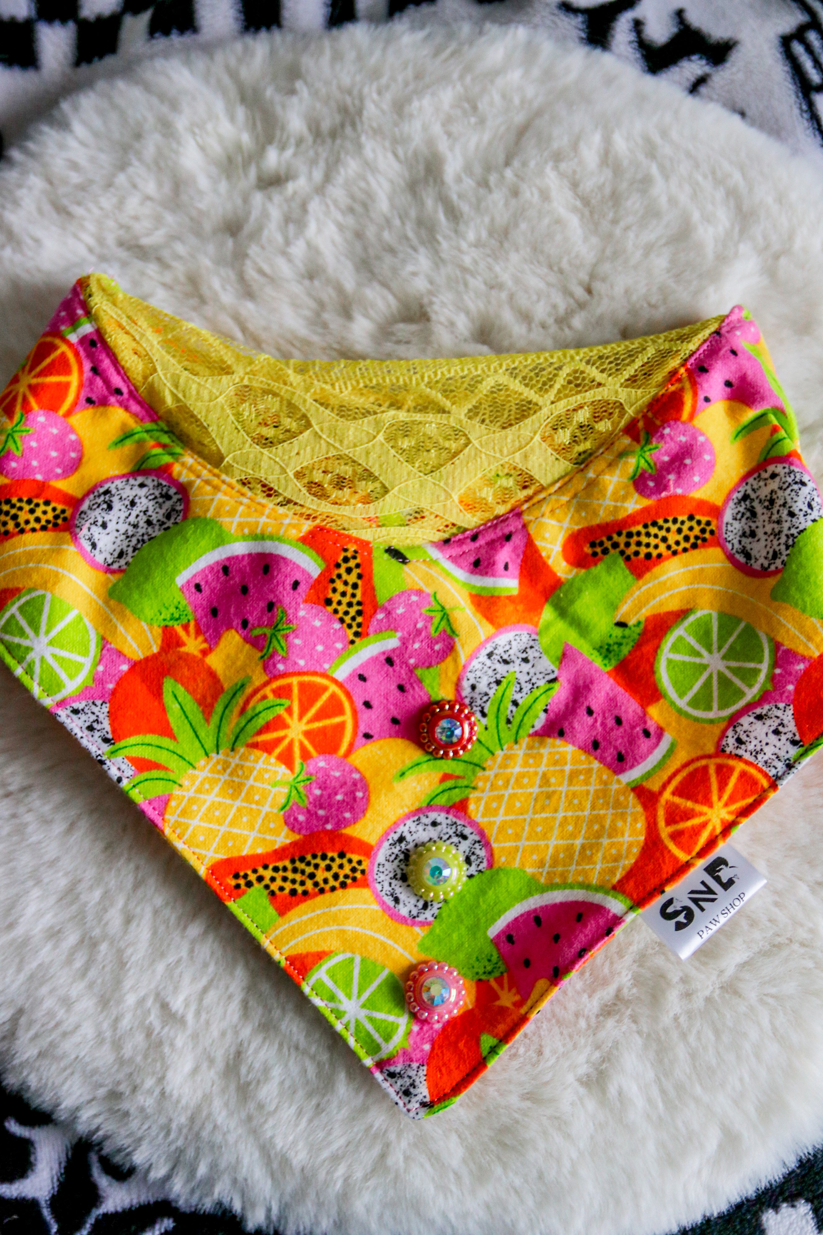 Fruit Frenzy Dog Bandana