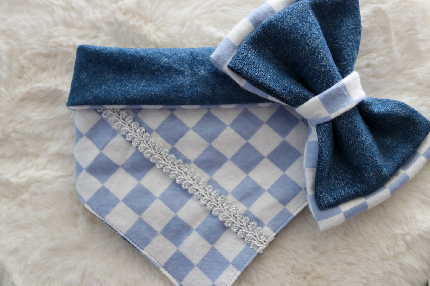 Gingham Groove Dog Bandana