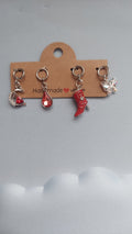Red Boots, Butterfly, Moon Shoe/Bag/Earring Charm