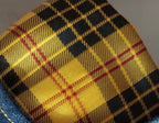 Two Piece Yellow Plaid Jacket and Skirt