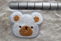 White Bear Embroidery Patch