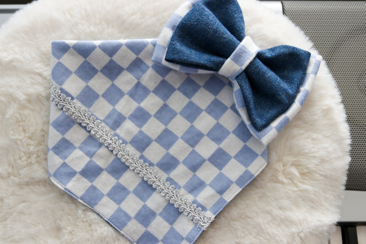 Gingham Groove Dog Bandana