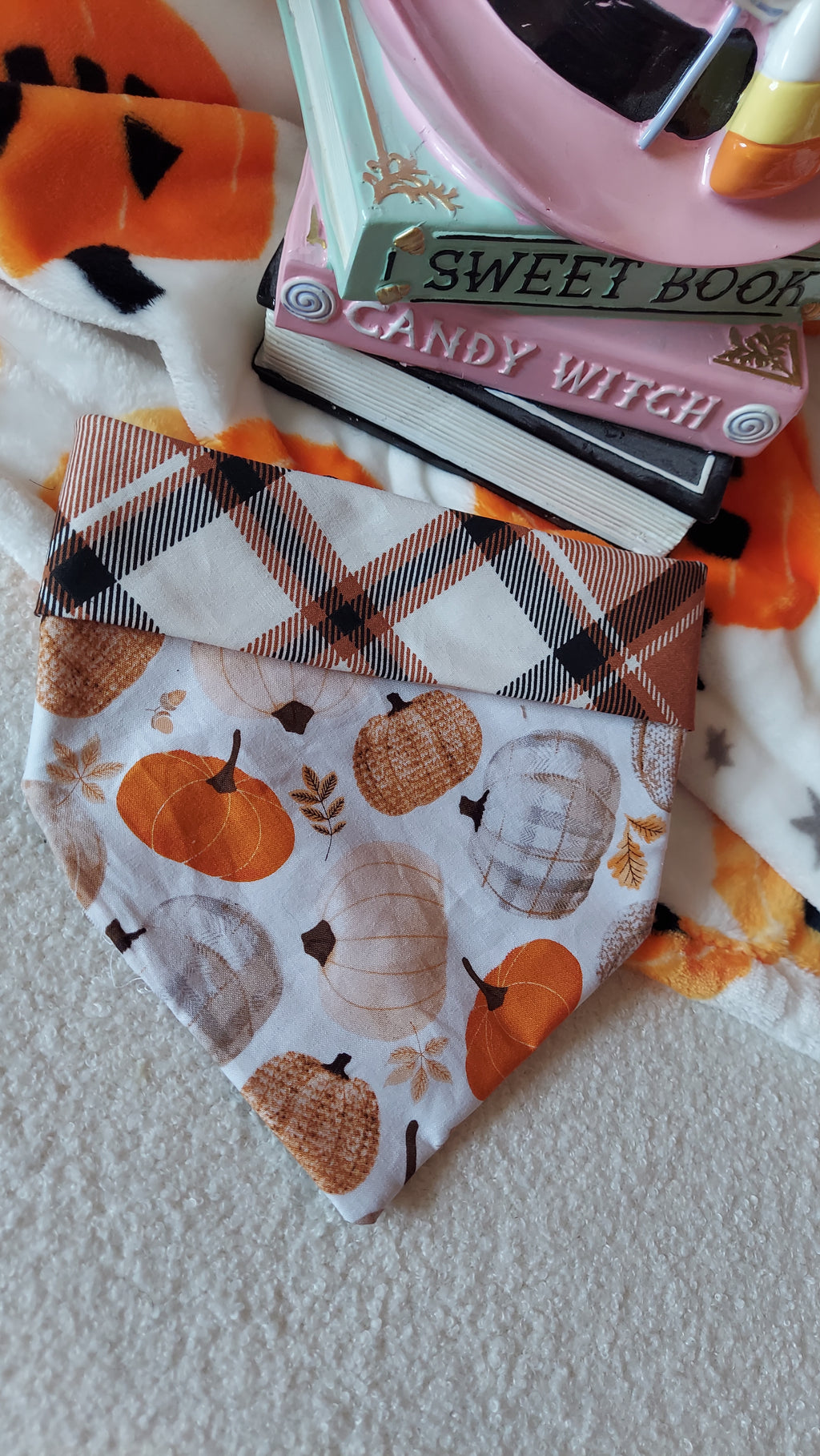 Cozy Harvest Dog Bandana