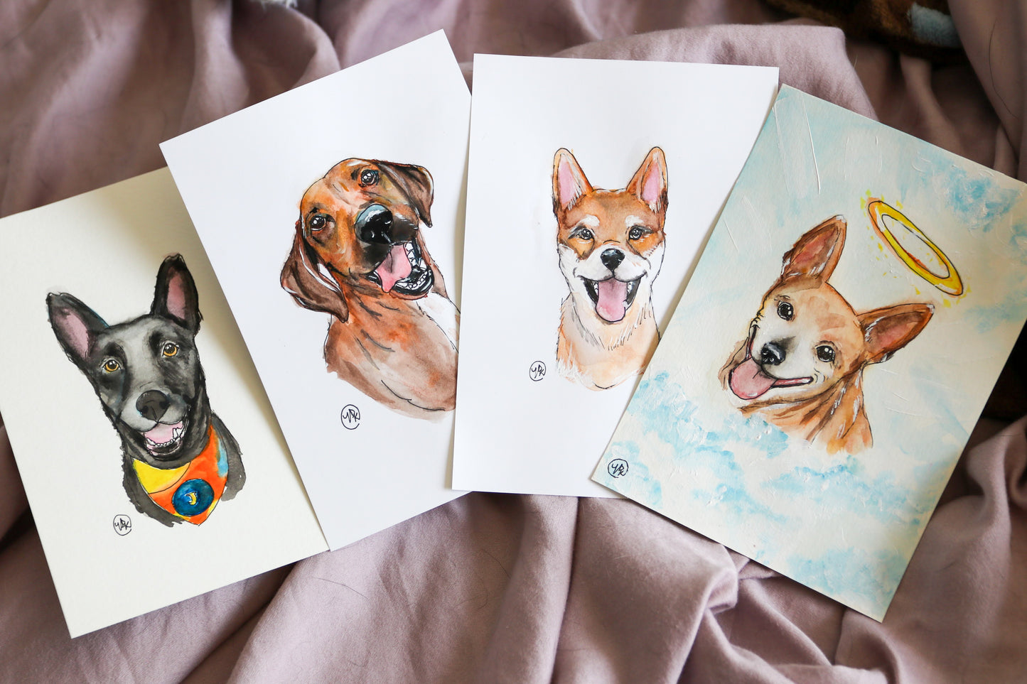 Mini Watercolor Paintings