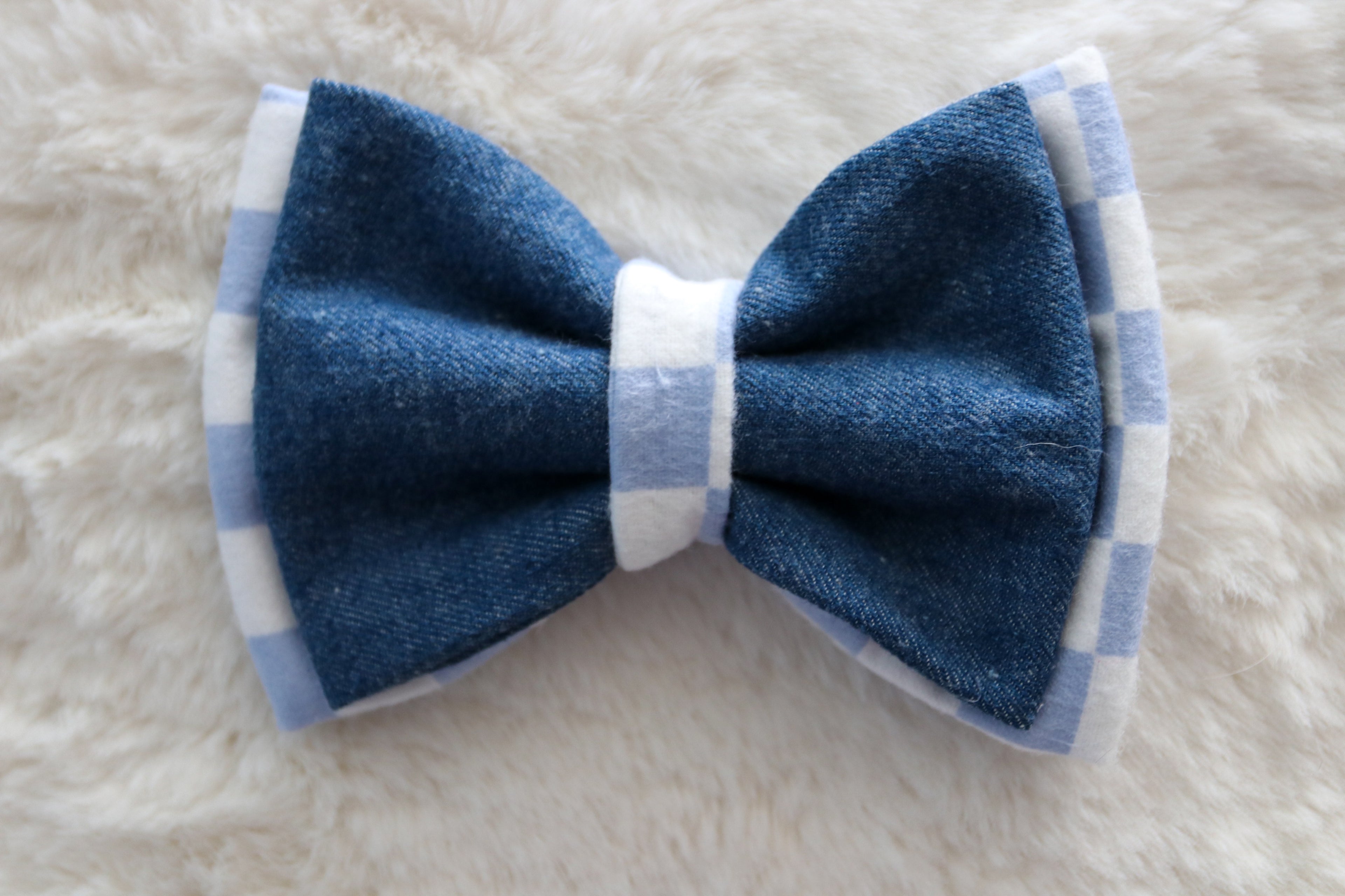Gingham Groove Bow