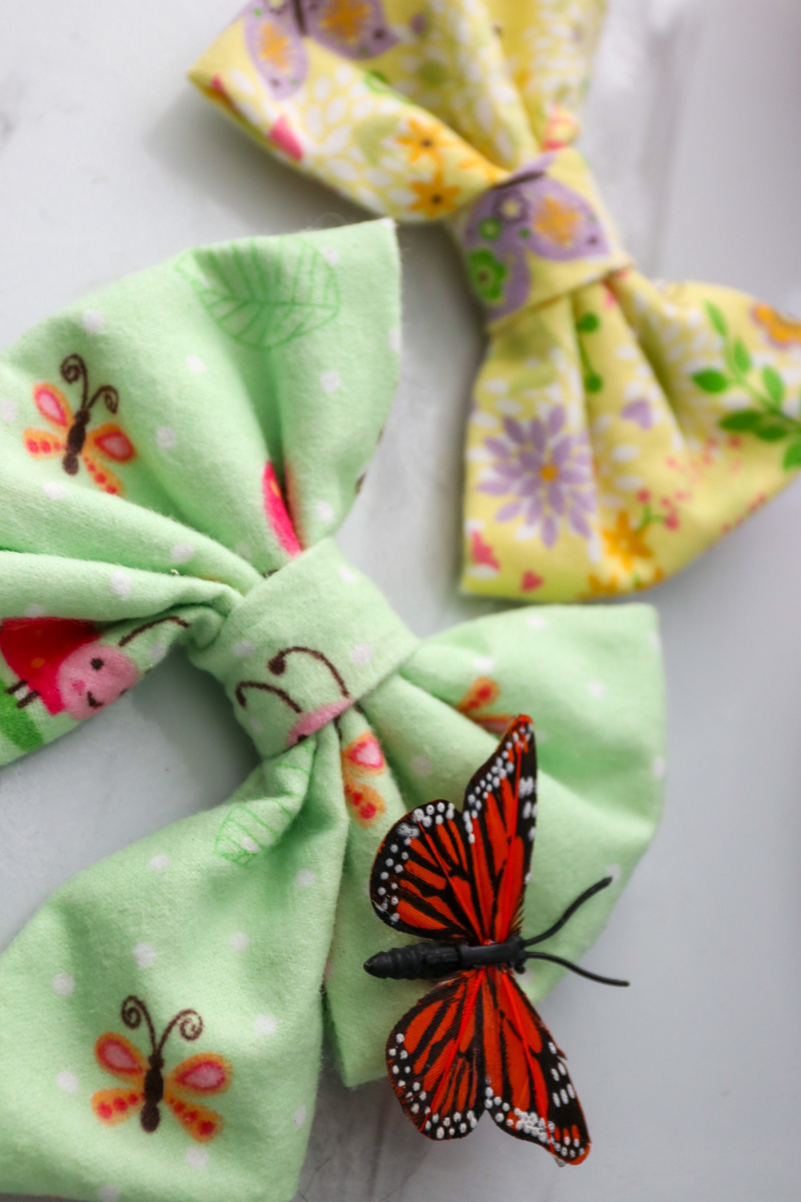 Spring Floral Bow Tie