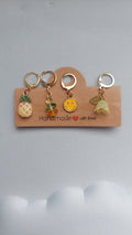 Yellow Flower, Pineapple, Smiley Face Shoe/Bag/Earring Charm