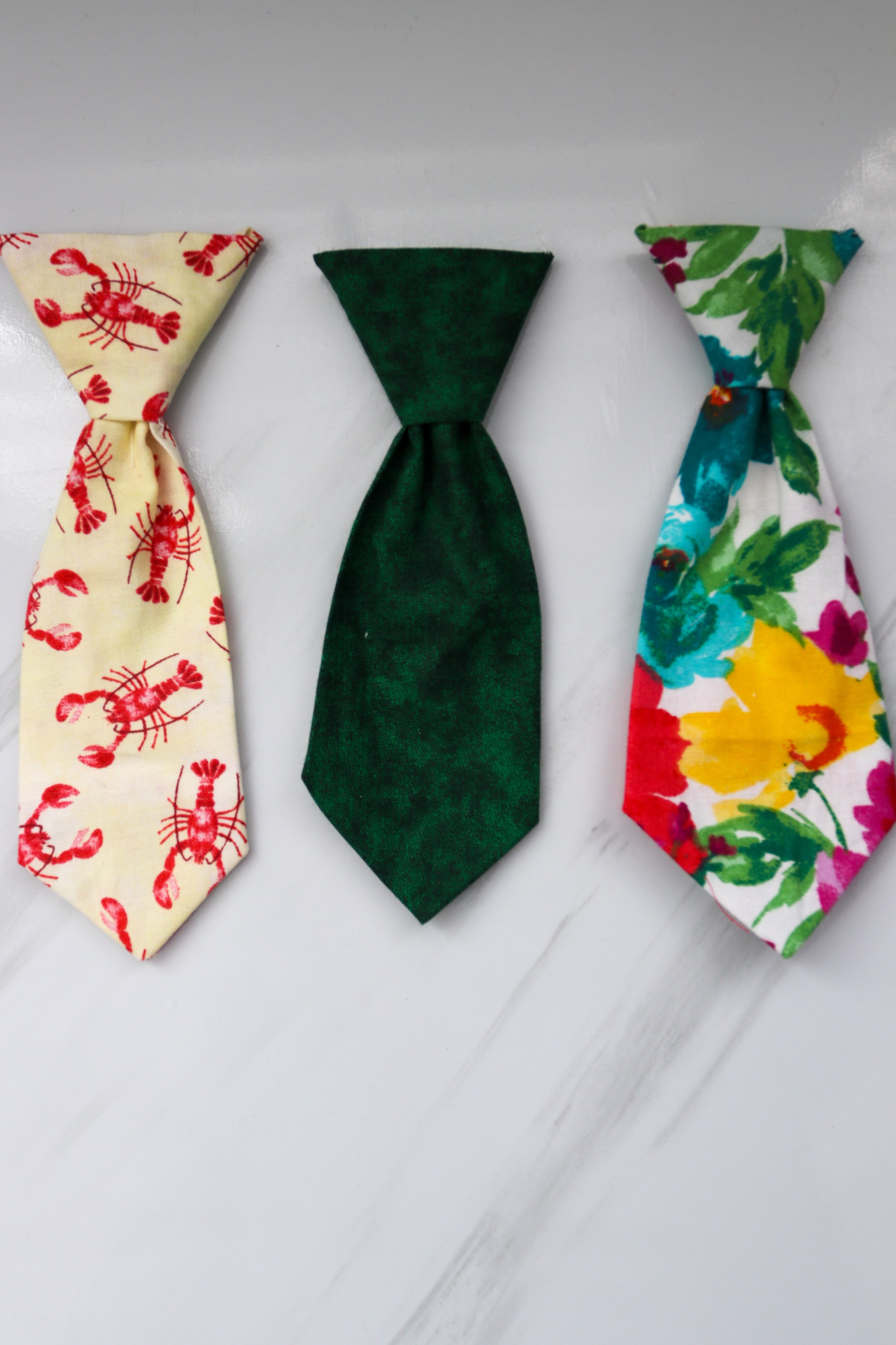 MEDIUM Pet Neck Ties -Green