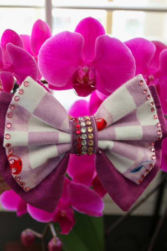 Cherry Checkers Bow