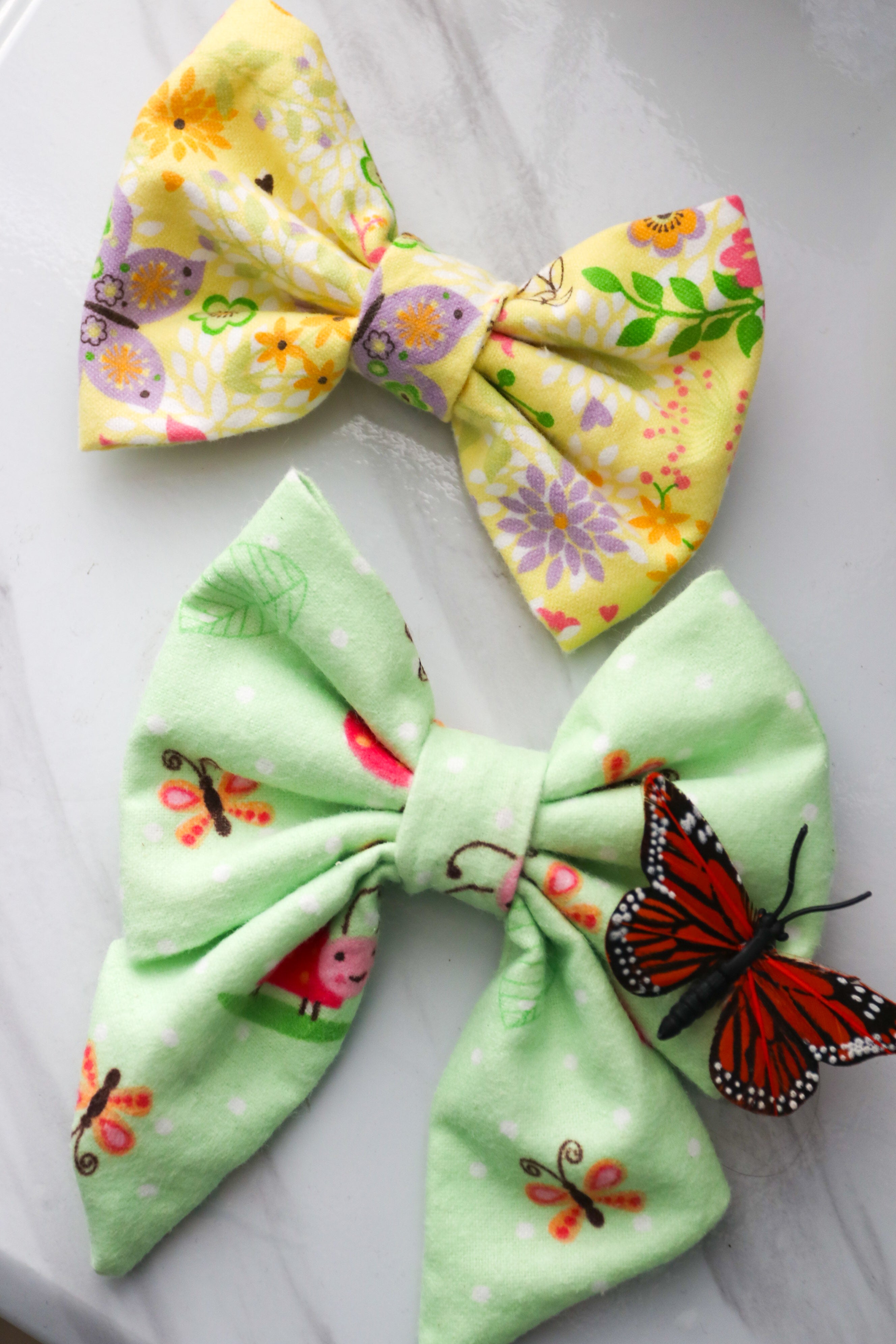 Spring Floral Bow Tie