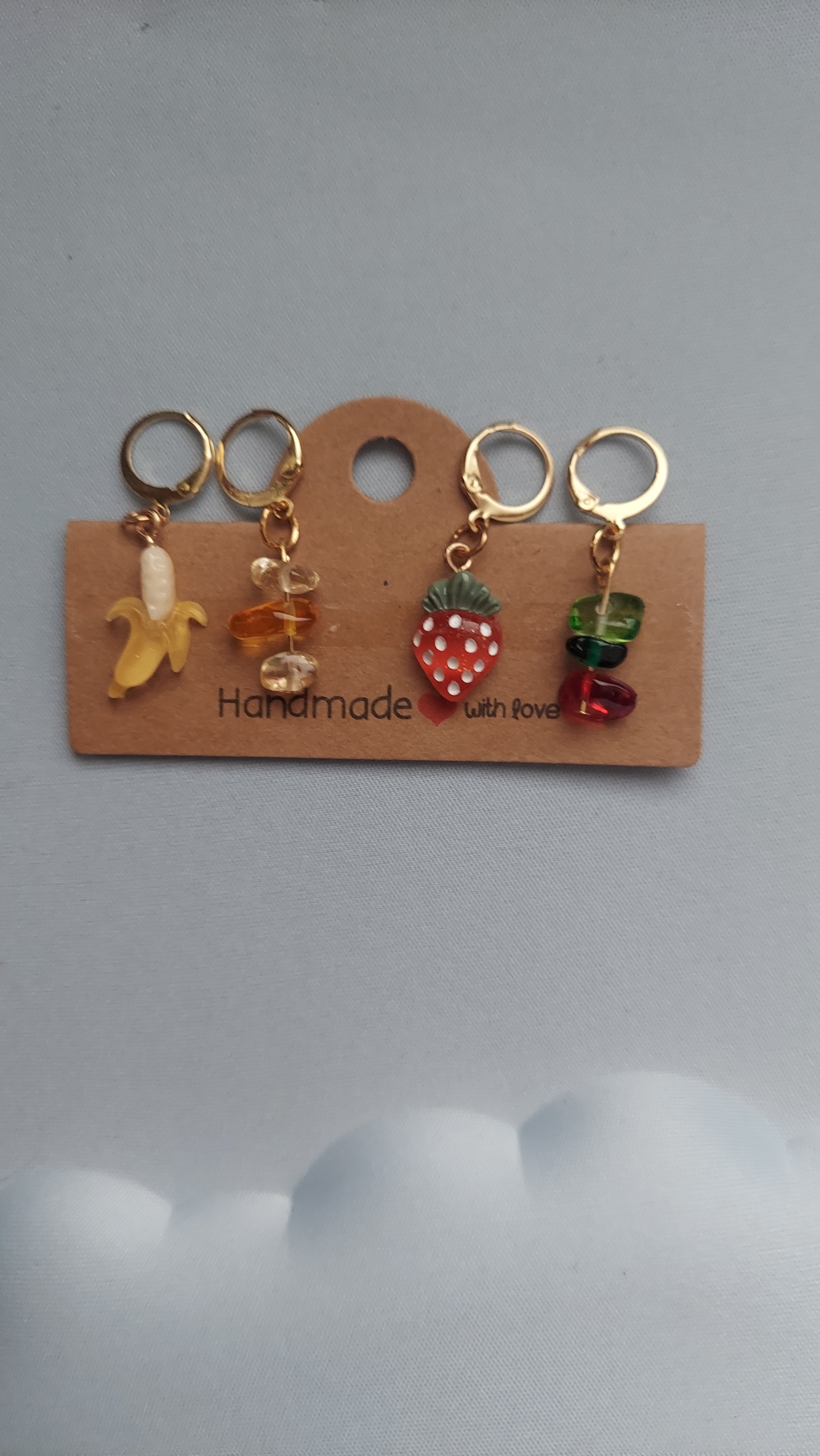 Banana Strawberry Shoe/Bag/Earring Charm