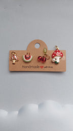 Red Mushrooms, Watermelon, Cherry Shoe/Bag/Earring Charm