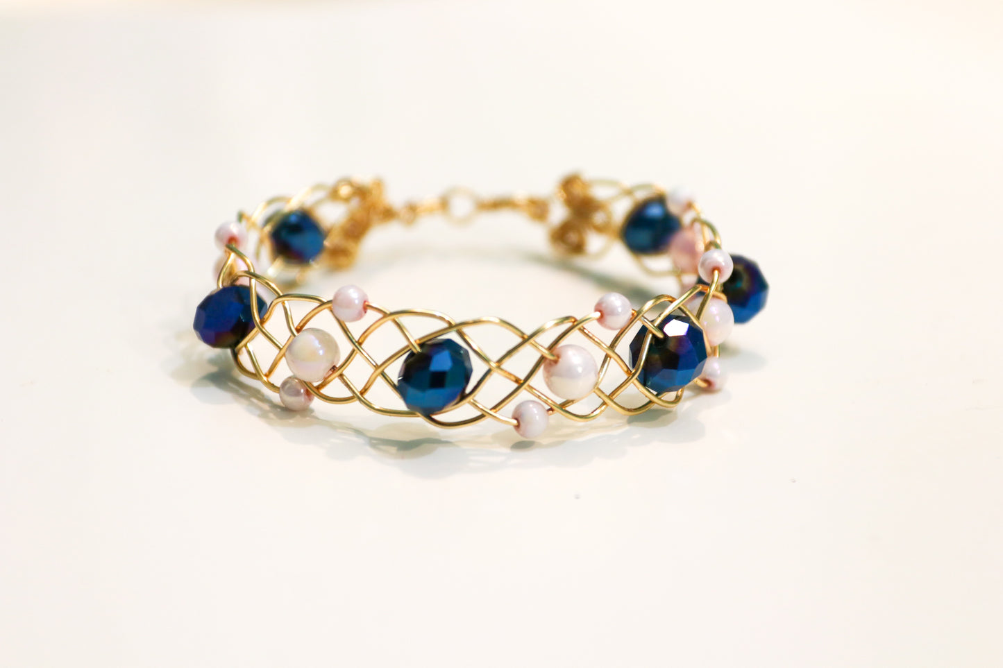 My Princess Wire Beaded Bracelet