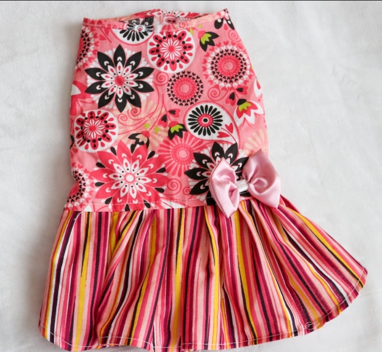 Pink Sprinkles Dog Dress