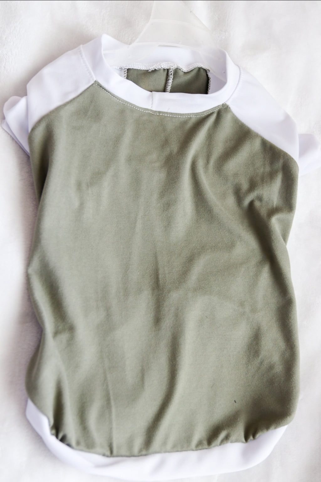 Green n white Dog PJ