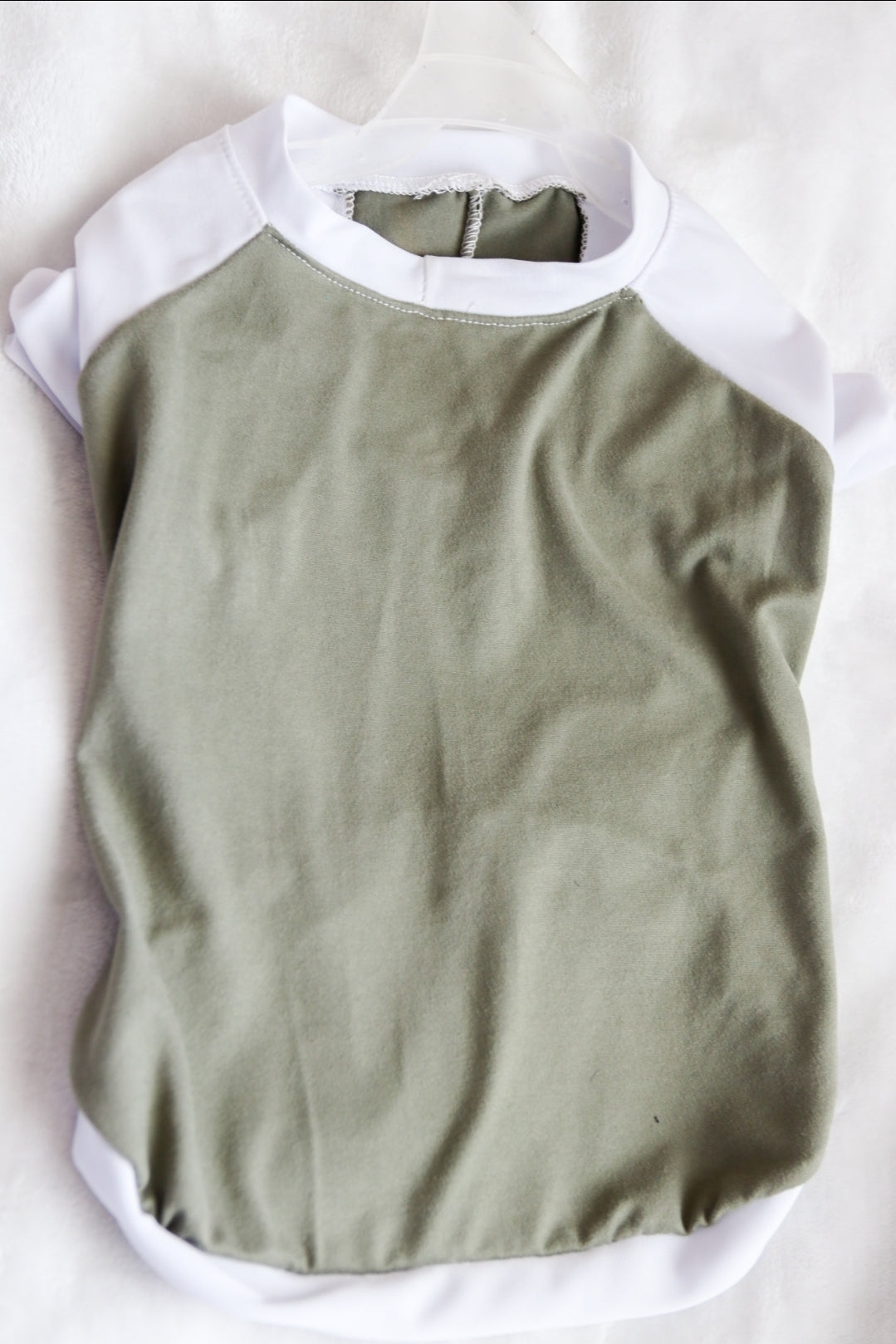 Green n white Dog PJ