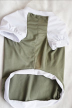 Green n white Dog PJ