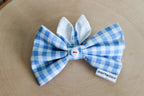 Blue Gingham Bow