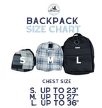 Checkered Checks Dog/Human Backpack