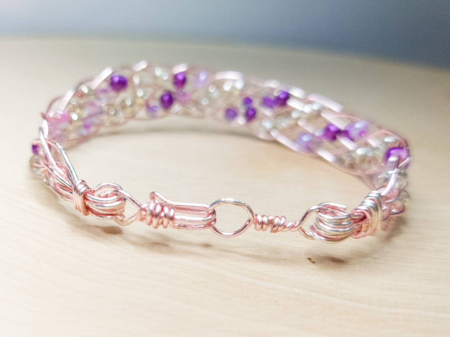 Purple Beaded Bracelets