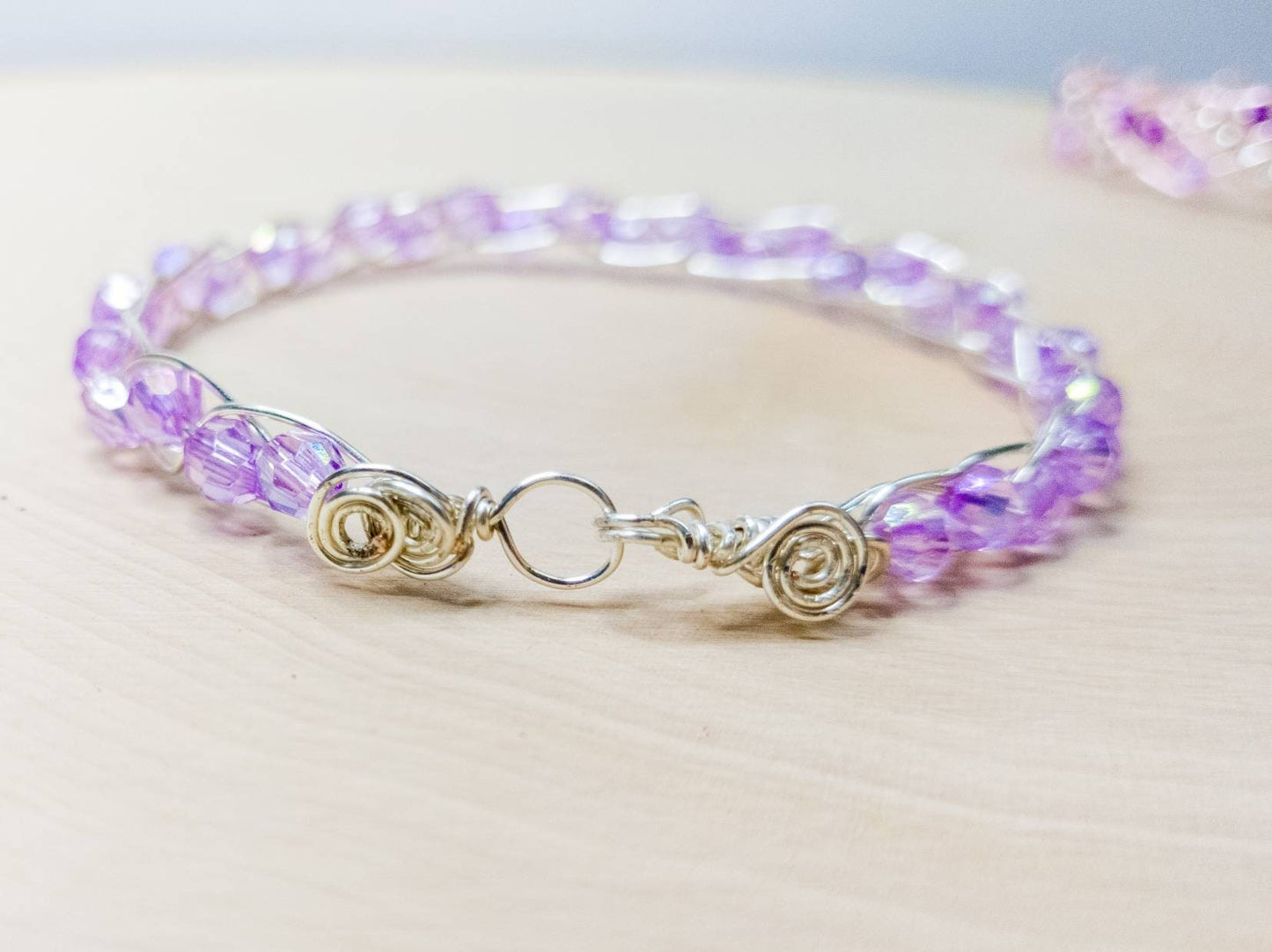 Purple Beaded Bracelets