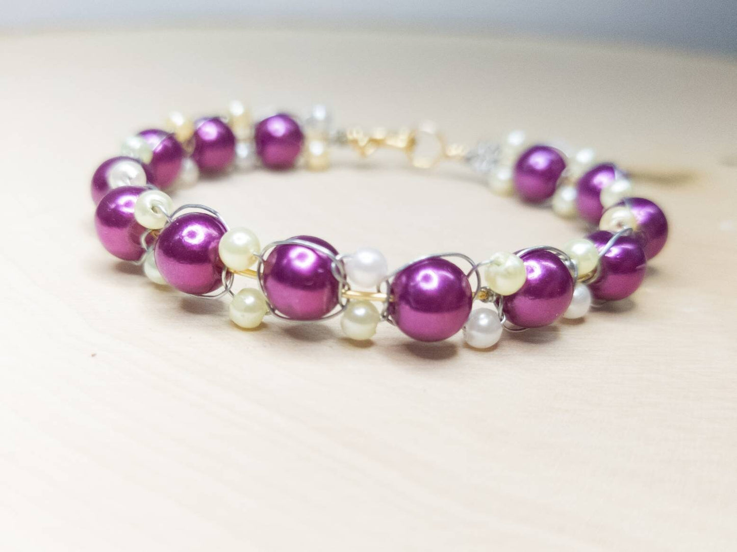 Purple Beaded Bracelets